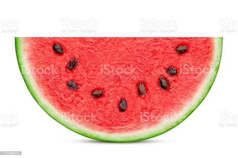 Watermelon Slice Isolated On White Background Clipping
