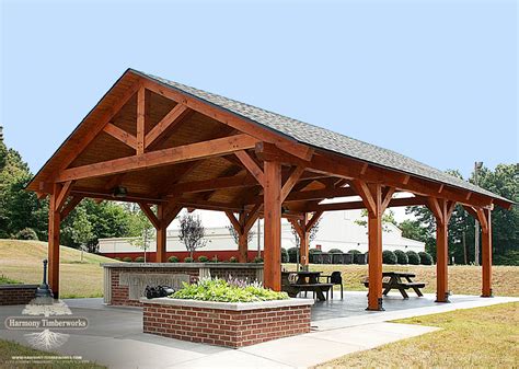 View The Fifth Street Custom Timber Frame Pavilion View This