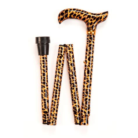 Leopard Pattern Derby Walking Stick Health And Care