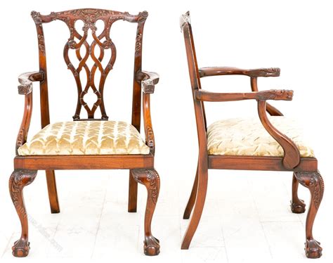 Government and is not subject to copyright protection in. Antiques Atlas - Pair Of Chippendale Style Arm Chairs