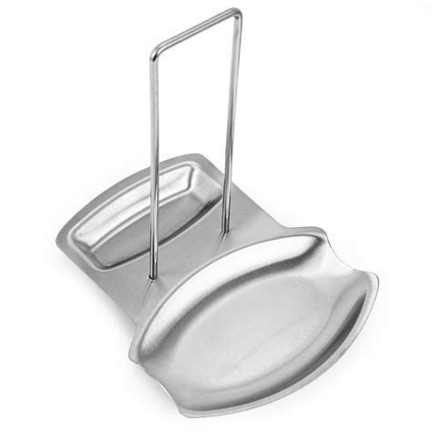 Spoon Holder Lid Spoon Rests Pot Clips Kitchen Stand Stainless Steel Pot Li