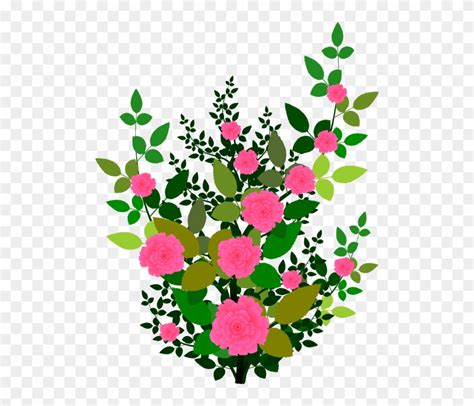 Clipart Rose Plant Clipartfest Clip Art Bunga Png Transparent Png