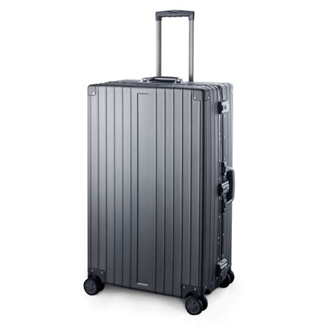 Travelking Aluminum Luggage Carry On Spinner Hard Shell