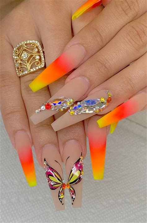 44 Classy Long Coffin Nails Design To Rock Your Days Fashionsum
