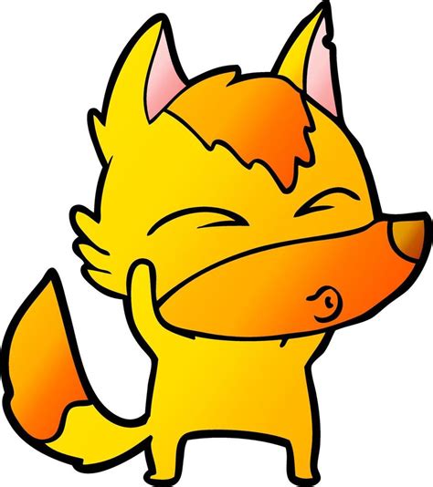 Fox Cartoon Character 12362466 Vector Art At Vecteezy