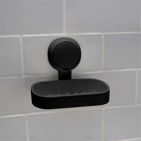 Bath Bliss Wall Mounted Soap Dish With Gel Suction Power No Tools