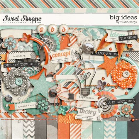 Big Ideas By Studio Flergs Love The Lightbulb Scrapbook Digital