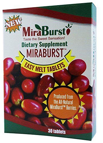 Miraburst Miracle Berry Fruit Easymelt Tablets 30 Pack You Can Get