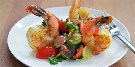 1 box macaroni rings (cooked) 1 can crushed pineapple 1 lg. Grape Salad with Shrimp, Parsley & Almonds - Andrew Zimmern