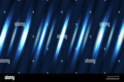 Dark Blue Luxury Geometric Background With Diagonal Glowing Light