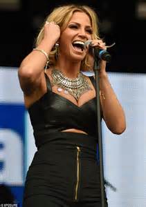 Sarah Harding Shows Off Her Ample Assets At Total Access Festival