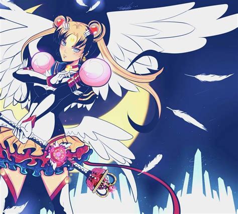 Eternal Sailor Moon By Invader Celes On Deviantart Sailor Moon Sailor Moon Fan Art Sailor