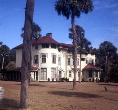 Florida Memory • John B Stetsons Mansion At 1031 Camphor Ln In De