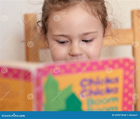 Expressive Young Girl Is Doing Her Homework Stock Photo Image Of