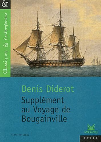 Supplement Au Voyage De Bougainville De Denis Diderot Poche Livre
