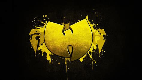 Обои для телефона Wu Tang Clan желтый черный хардкор хип хоп музыка