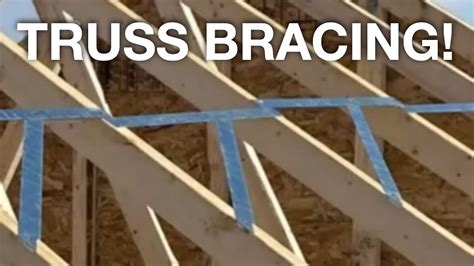 Prefabricated Roof Rafters Bracing Roof Trusses From The Interior Hot