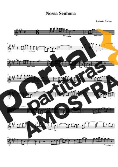 Check spelling or type a new query. Nossa Senhora - Roberto Carlos - Partitura para Saxofone ...