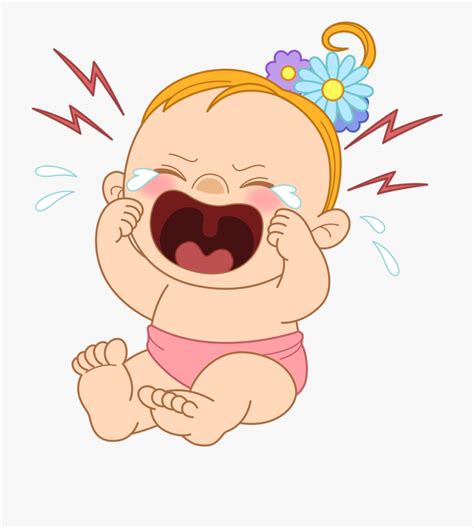 Cartoon Baby Crying Clipart