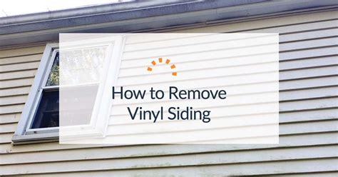 How To Remove Old Vinyl Siding
