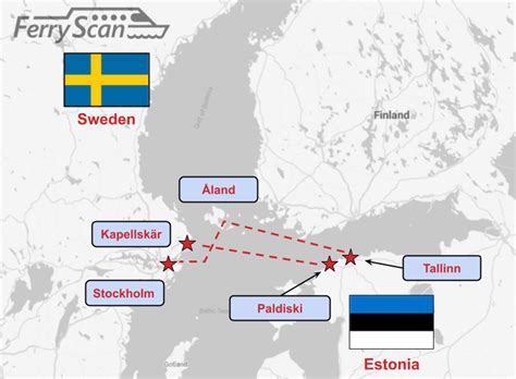 Ferries And Cruises Between Sweden And Estonia