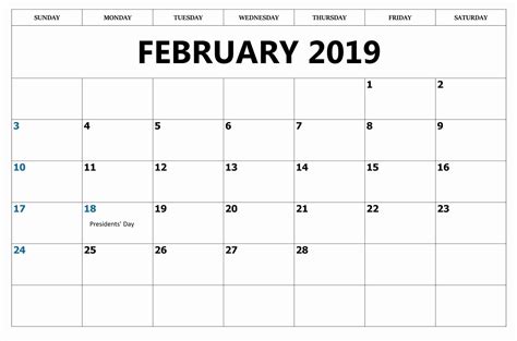 Calendar February 2019 Philippines Qualads