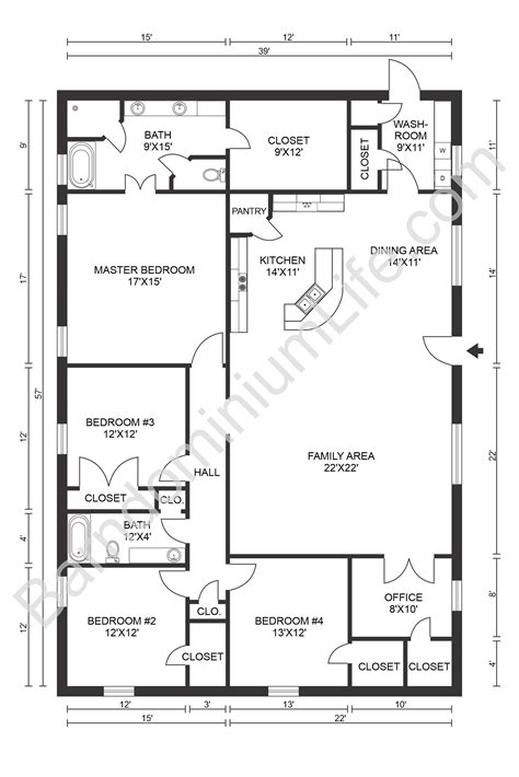 Top 20 Barndominium Floor Plans Barndominium Floor Plans House Floor