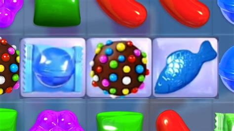 Candy Crush Saga Crazy Chocolate Bomb Color Bomb Fish Combo