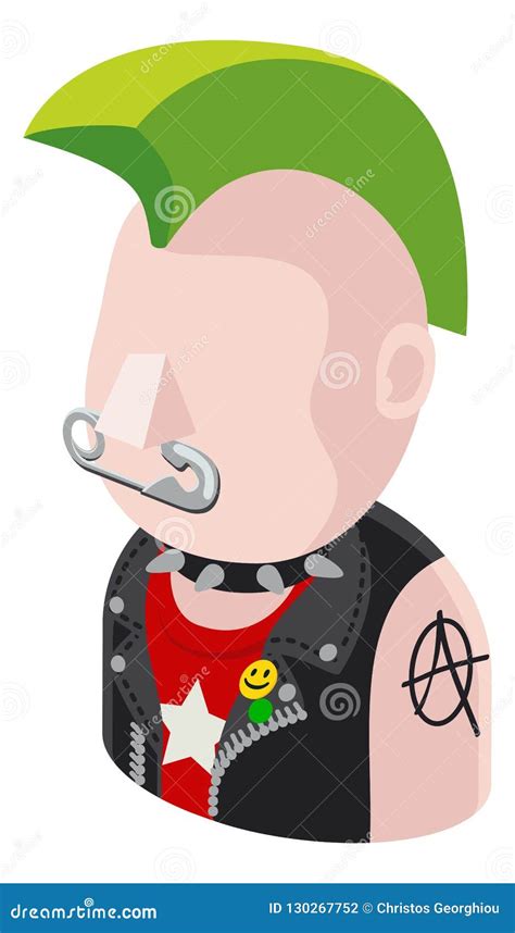 Punk Emoji Emoticon Set Design Royalty Free Stock Image Cartoondealer