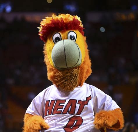 Miami Heat Mascot Burnie