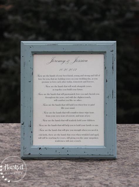 Marriage Blessing Poem Personalized Wedding Blessing Bride Etsy