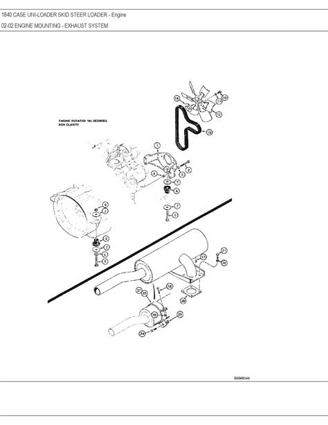 Case 1840 Skid Steer Loader Illustrated Parts List Manual Catalog