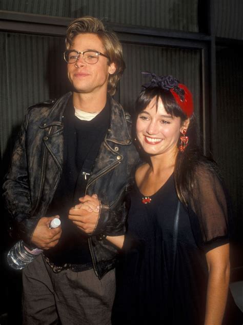 Brad Pitt And Jill Schoelen 1988 In 2022 Brad Pitt Young Brad Pitt