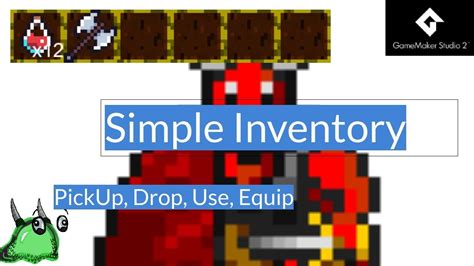 Gamemaker Studio 2 Simple Inventory Using Ds List Youtube