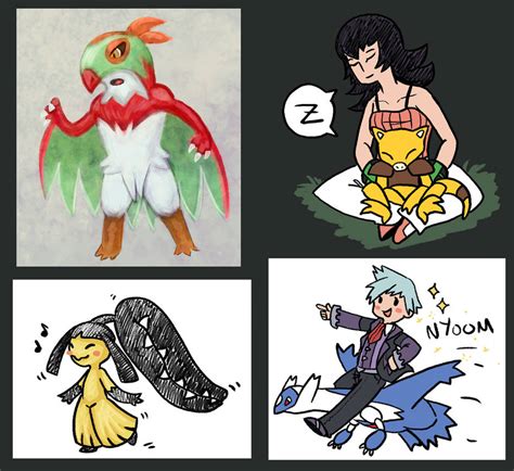 pokemon tumblr requests 3 to 6 by roseannepage on deviantart