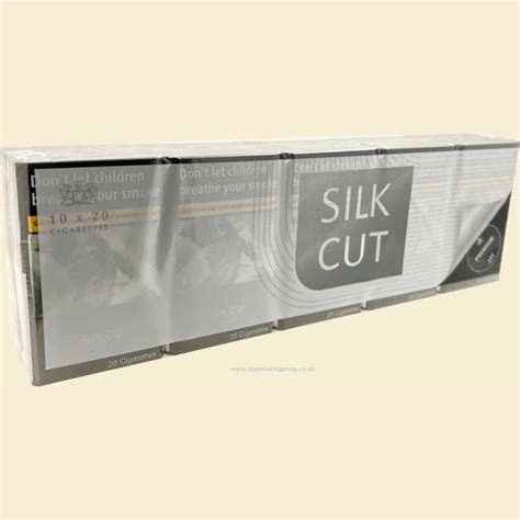 Silk Cut King Size Silver 10 Packs Of 20 Cigarettes