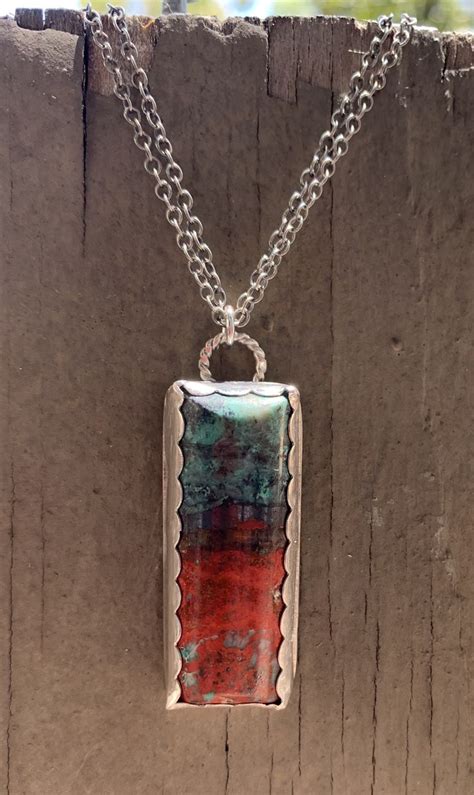 Sonoran Sunrise Necklace Handmade Sterling Silver Necklace Etsy