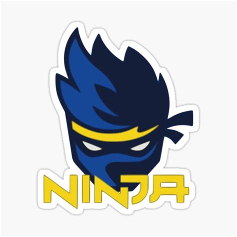 Ninja Logo Sticker For Sale By Hays Redbubble