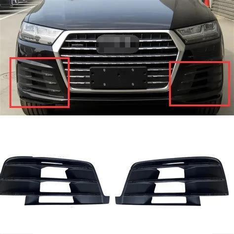 Front Bumper Grille Fog Lamp Cover For Audi Q7 S Line Sports Version