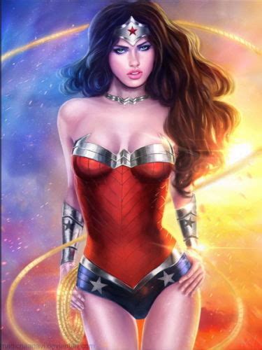 Custom Cartoon Comic Stars 009 Wonder Woman Sexy Girl