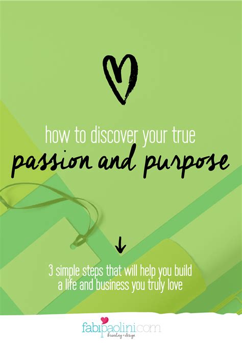 How To Discover Your True Passion And Purpose Fabi Paolini