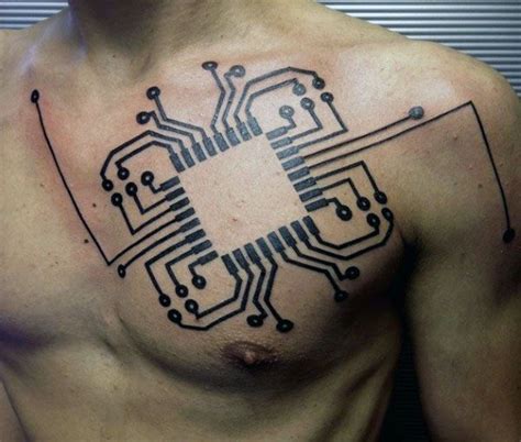 Circuit Board Tattoo Designs