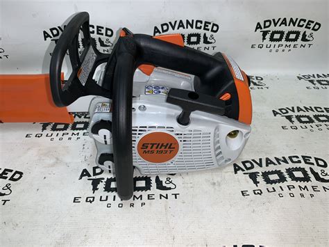 New Stihl Ms 193t Gas Powered Chainsaw With 16″ Bar Advanced Tool