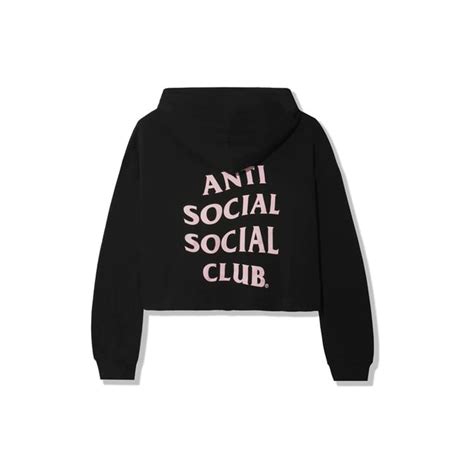 Anti Social Social Club Abg Crop Top Blackanti Social Social Club Abg