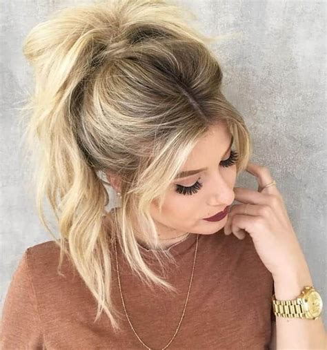 20 Messy High Ponytail Hairstyles Hairstyle Catalog