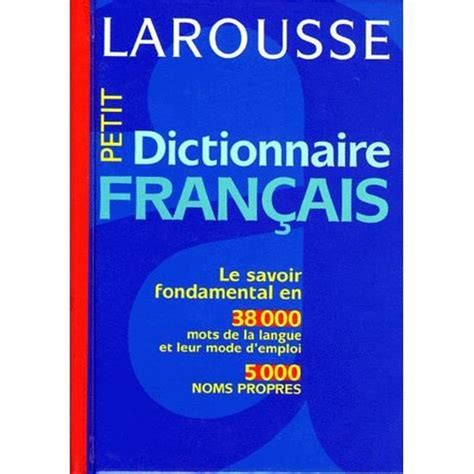 Petit Larousse Dictionnaire FranÇais Cdiscount Librairie
