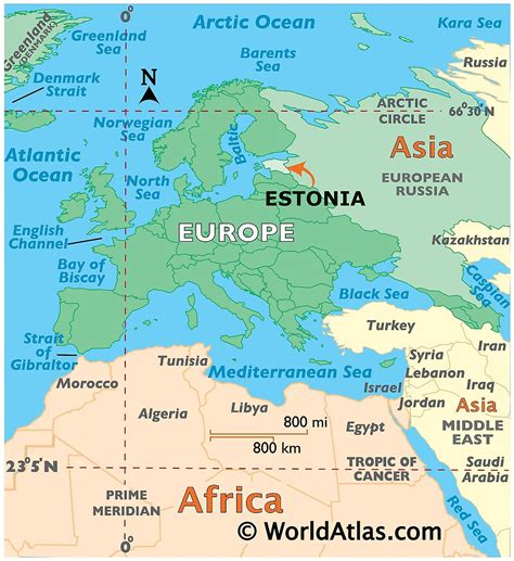 Estonia Maps And Facts World Atlas