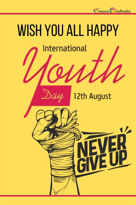 Best International Youth Day Design Poster Quotes