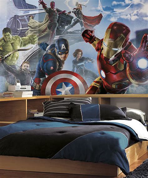 Here are only the best marvel wallpapers. the-avengers-bedroom-wallpaper | HomeMydesign