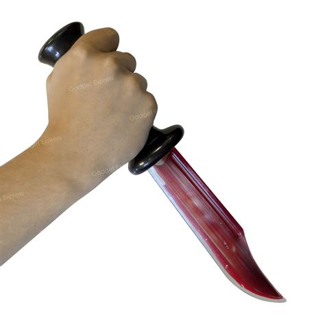 Halloween Bloody Knife Fancy Dress Blood Dagger Plastic Scream Horror
